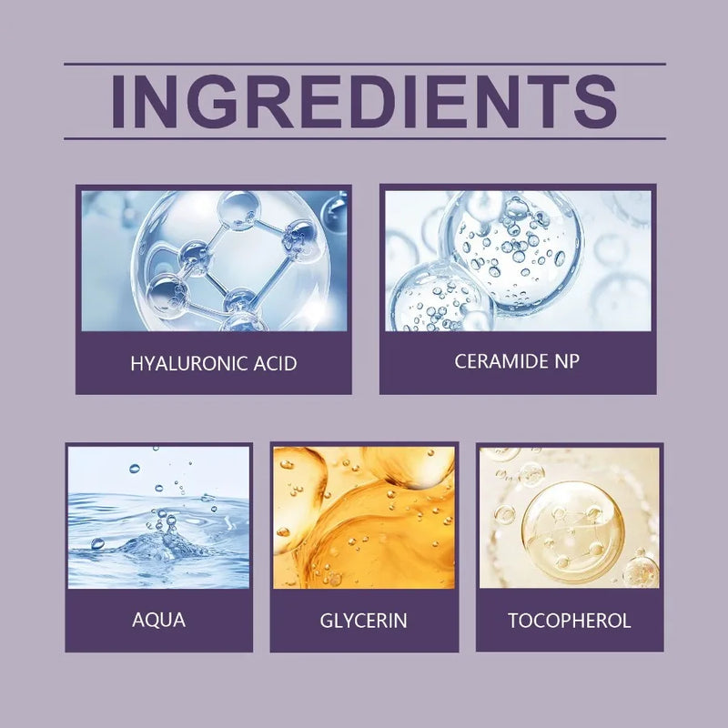 OUHOE Facial Hydrating Essence With Hyaluronic Acid Moisturizes And Nourishes The Skin Deeply