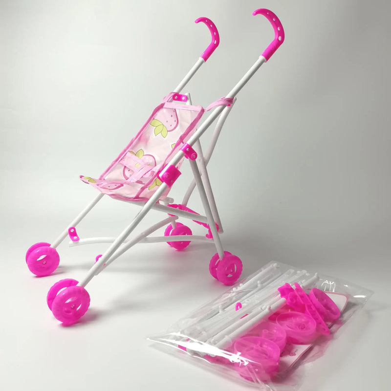 Children Play House Toys Accessories Simulation Baby Hand Trolleys Assembly Toys Girls Toys Accessories Children's Birthday Gift