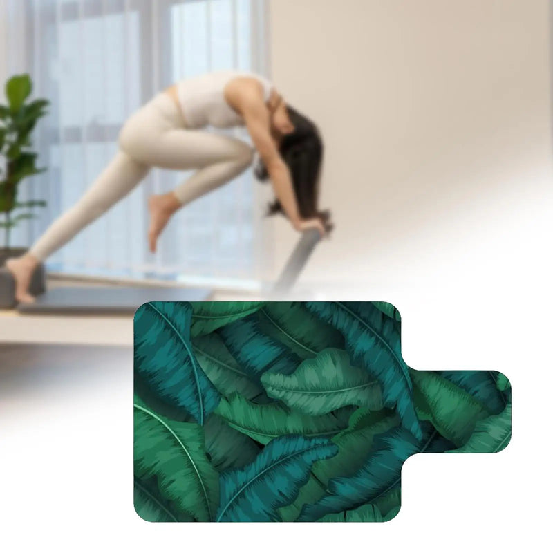 Pilates Mat 56cmx96cm Wear Resistant Exercise Mat Portable Reformer Pad for Yoga Fitness Workout