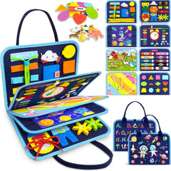 Busy Board Montessori Toys Sensory Toys for Toddlers Boy Toys Birthday Gifts Learning Educational Toy Travel Activities