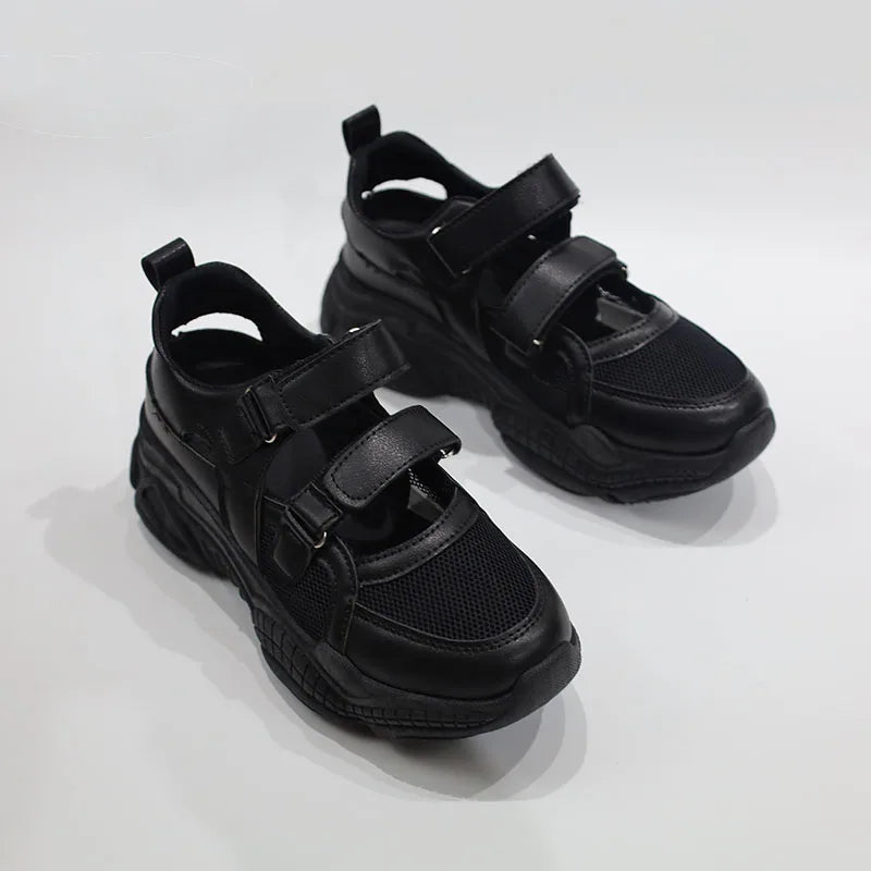 Women's Casual Sport oes Spring Summer New Sle Lightweight Thi Bot Heightening Anti-slip Slippers Comfortable Sandals