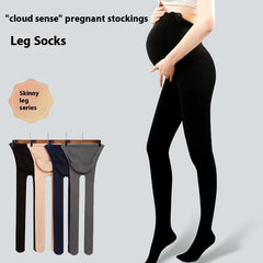 Maternity Stockings Large Size Adjustable Anti-Hooking Spring, Fall and Summer Pantyhose Bottoming Socks Women's Bottoming Pants