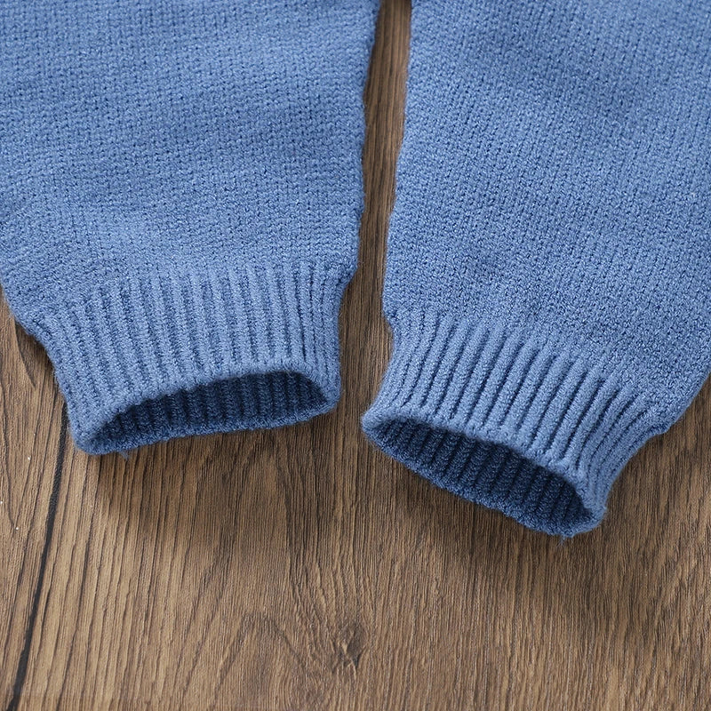 Baby Rompers Hats Clothing Sets 0-18m Fashion Solid Color Knitted Newborn Infantil Boys & Girls Jumpsuits Playsuits Outfits 2pcs