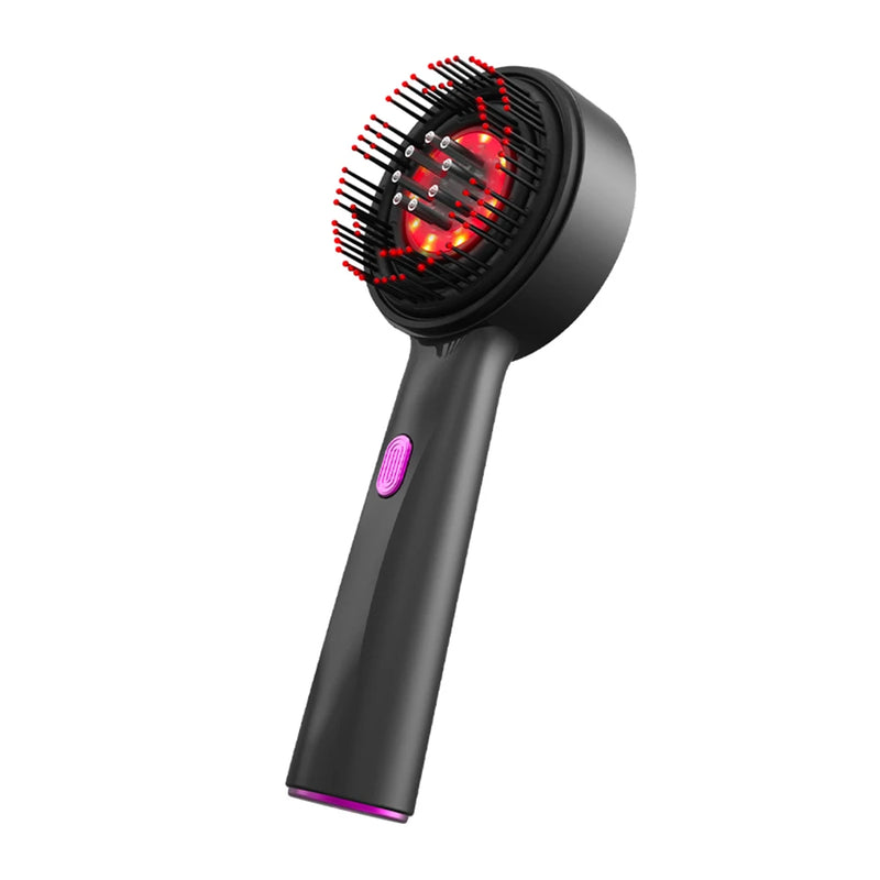 Electric Vibration Massage Comb Red Light Therapy Hair Growth Massage Scalp Brush Anti Hair Loss Liquid Oil Applicator Hair Care