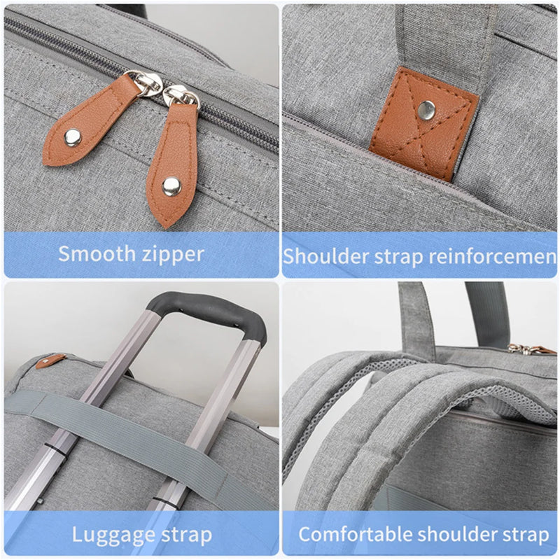 Large Size Backpack Baby Diaper Bag with Pacifier Bag