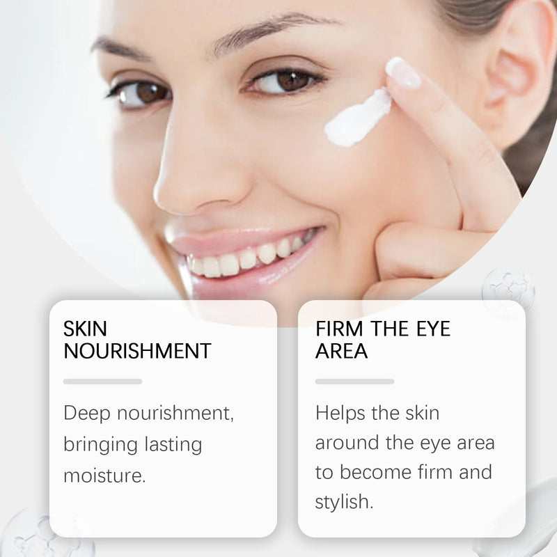 Anti-Wrinkle Eye Cream Firming  Hydrating Under Eye Treatment Reduce Fine Lines Dark Circles Lifting Care with Hyaluronic Acid