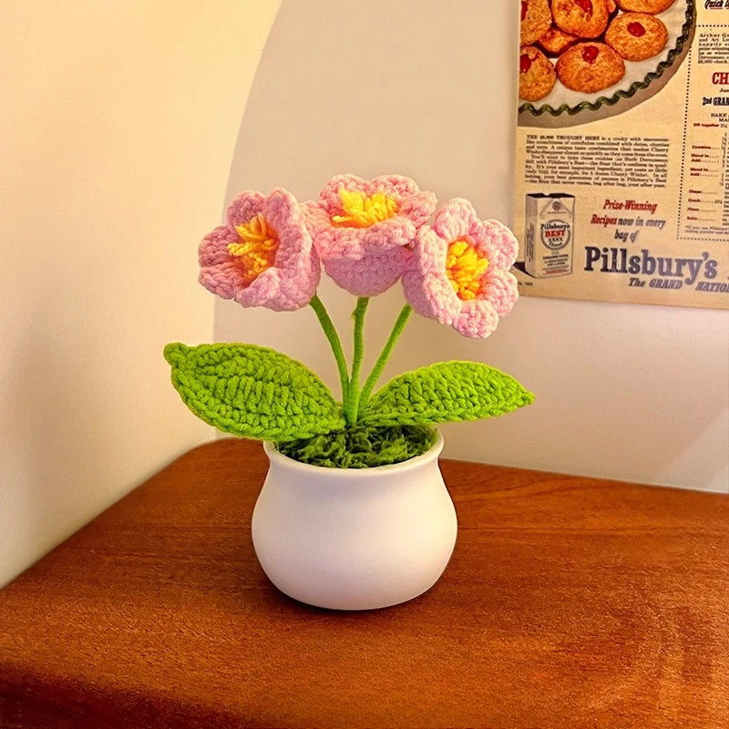 Birthday Gift Creative Girl To Send Girlfriends Car Knickknacks Table Decoration Sunflower Bouquet Hand-woven Flowers