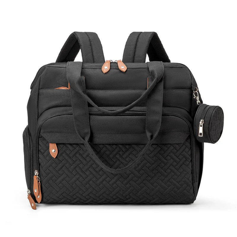 Large Size Backpack Baby Diaper Bag with Pacifier Bag