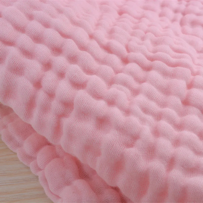 Baby Swaddle Blanket Muslin Newborn Wrap for Child Kids Boys Girls Bath Towel Infant Solid Soft Cotton Stroller Cover 105*105cm