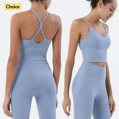 Sportswear Woman Gym Sports Bra and Leggings Woman 2 Piece Set Outifit Naked Feeling Female Fitness Clothing Women' Tracksuit