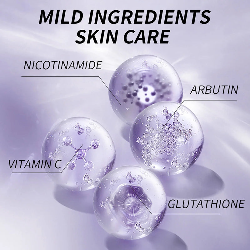 AILKE Glutathione 5-in-1 Women Skin Care Kit, With Body Lotion, Serum, Dark Spot Removal Cream, Body Cream, Brightening Soap