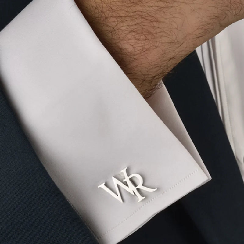Customized Groom Wedding Cufflinks, Best Man Gift, Personalized Jewelry, Gift for Husband, Father's Day Gift