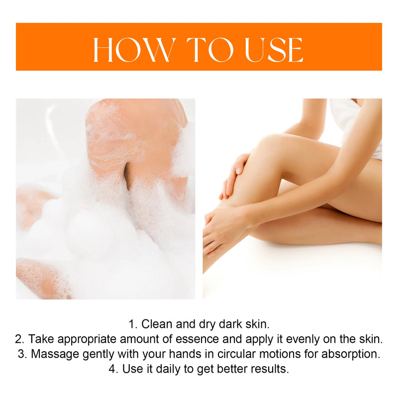 Brightening Serum  Skin Whitening, Hydrating, Dark Spot Removal, Glowing Face Treatment, Vitamin C Anti-Aging Essence for Women