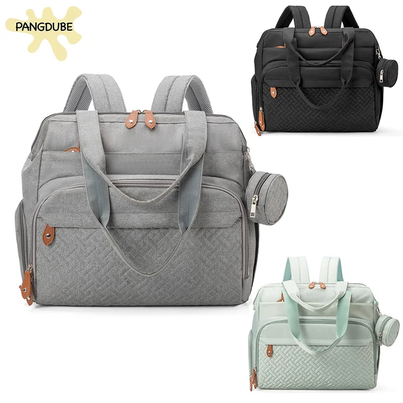 Large Size Backpack Baby Diaper Bag with Pacifier Bag