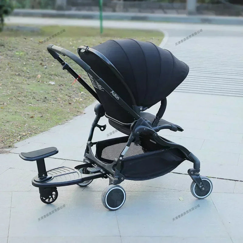 Universal Baby Stroller Accessories Strollers Step Board Adapter with Seat Twins Scooter Baby Accessories Baby Pram Hitchhiker