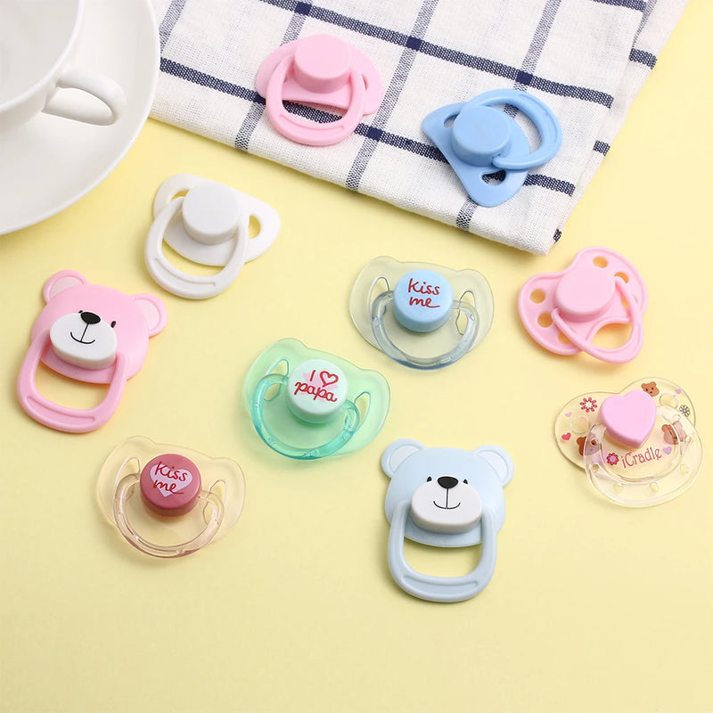 Doll Simulation Pacifier DIY Handmade Cute Dummy Nipples Lovely ABS Plastic Pacifier Accessories Baby Accessories Kids Toy