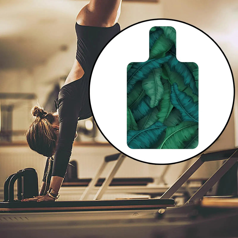 Pilates Mat 56cmx96cm Wear Resistant Exercise Mat Portable Reformer Pad for Yoga Fitness Workout