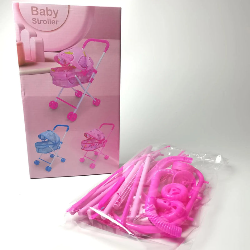 Children Play House Toys Accessories Simulation Baby Hand Trolleys Assembly Toys Girls Toys Accessories Children's Birthday Gift