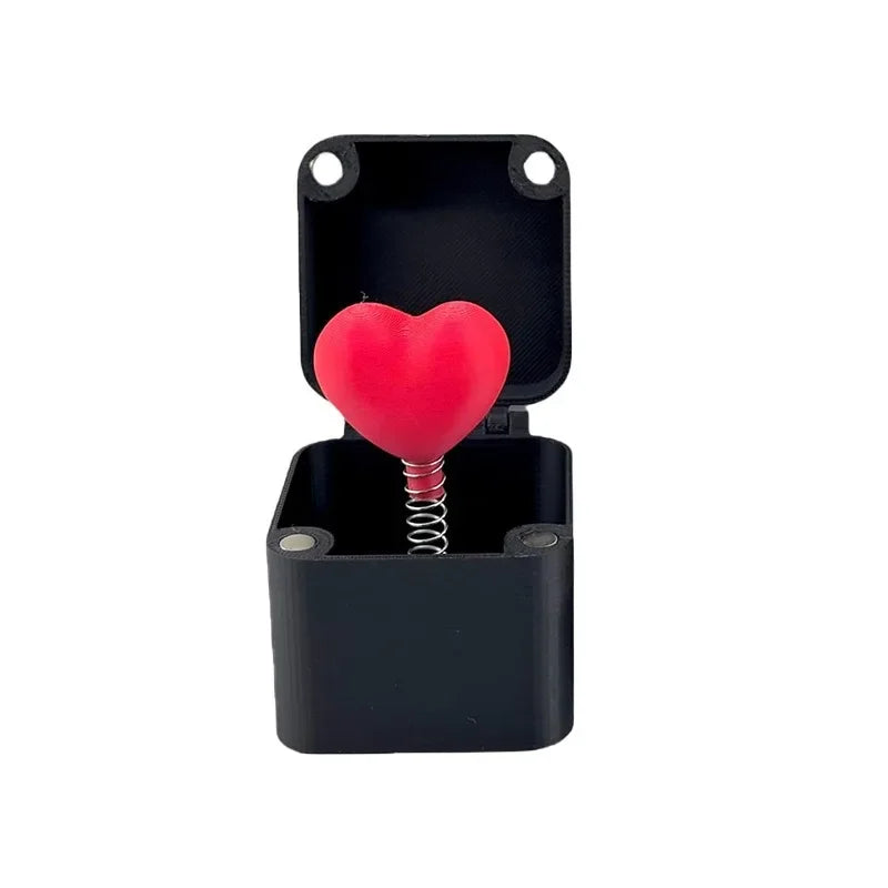 Creative Gift Middle Finger in The Box Holiday Party Fun Prank Gift Pop-up Love Rose Christmas Gift Adult White Elephant Gift