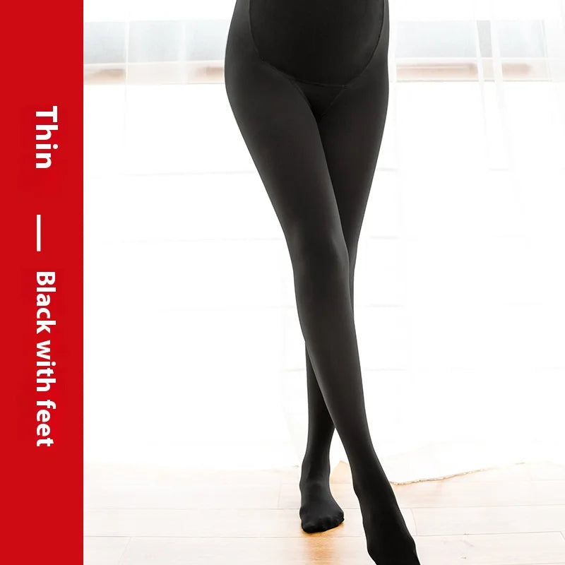 Maternity Stockings Large Size Adjustable Anti-Hooking Spring, Fall and Summer Pantyhose Bottoming Socks Women's Bottoming Pants