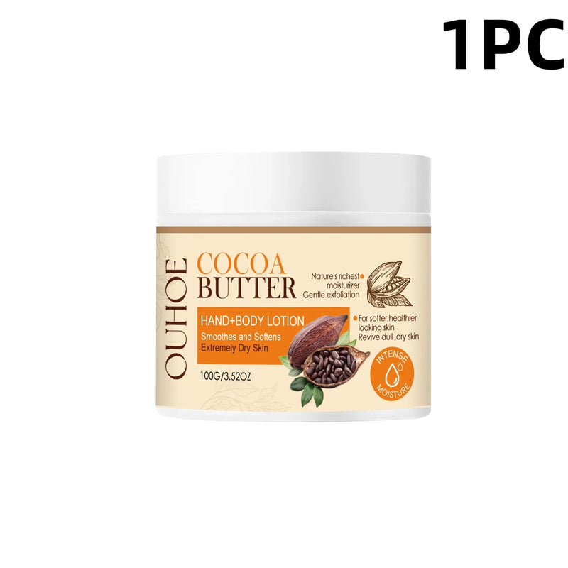 Cocoa Butter Body Lotion Dark Spot Corrector & Hydrating Moisturizer Brightening Cream Even Skin Tone Non-Greasy Fast Absorbing