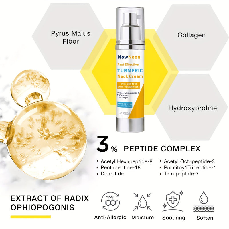 Advanced Neck Tightening Cream – Firming & Lifting for Face, Neck, Décolleté & Body | 1.76oz Vitamin C Moisturizer