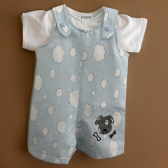 Boy's Romper with Applique