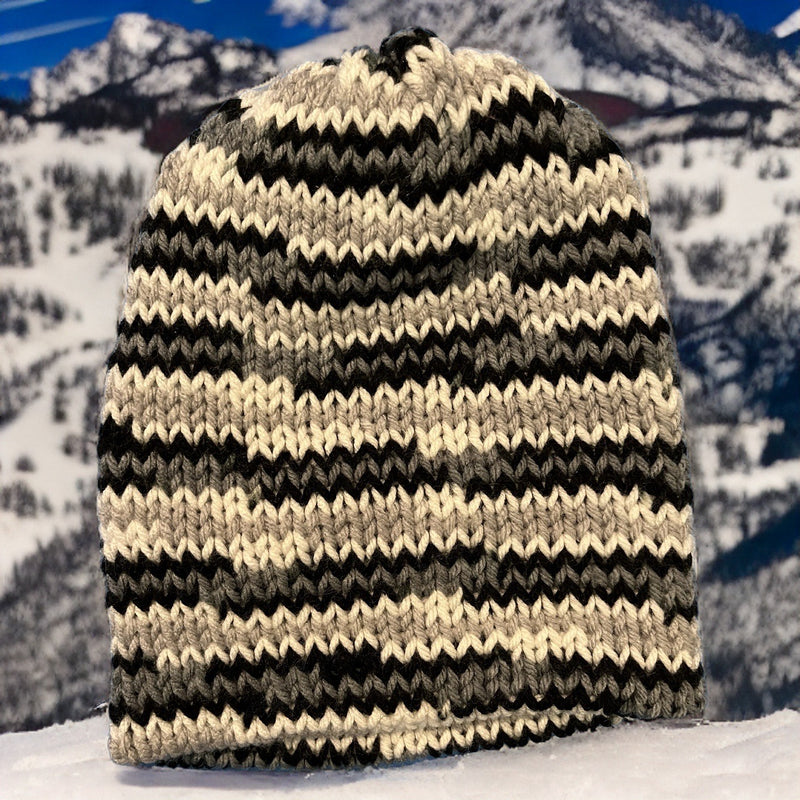 Toboggan, Loom Knit, Child's, Striped