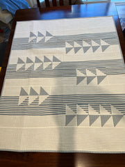 Quilt, Throw, Sailing Ships 38x46