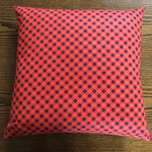 Handmade Pillow Cover, Red Truck